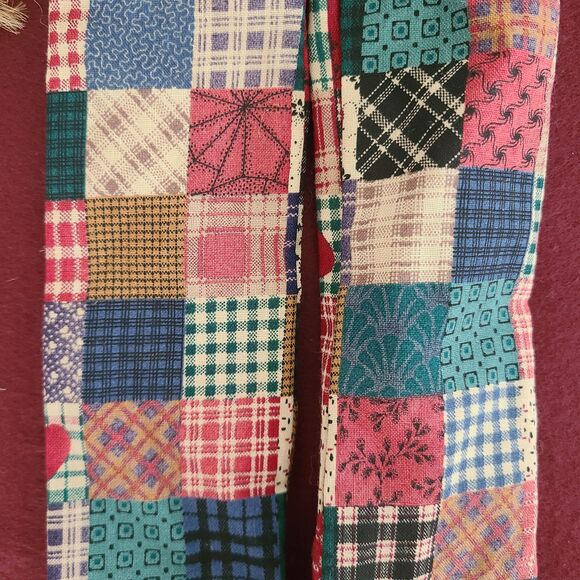 Handcrafted Large Floppy Country Calico Bunny Rabbit Patchwork Country Bunny - Picture 6 of 10